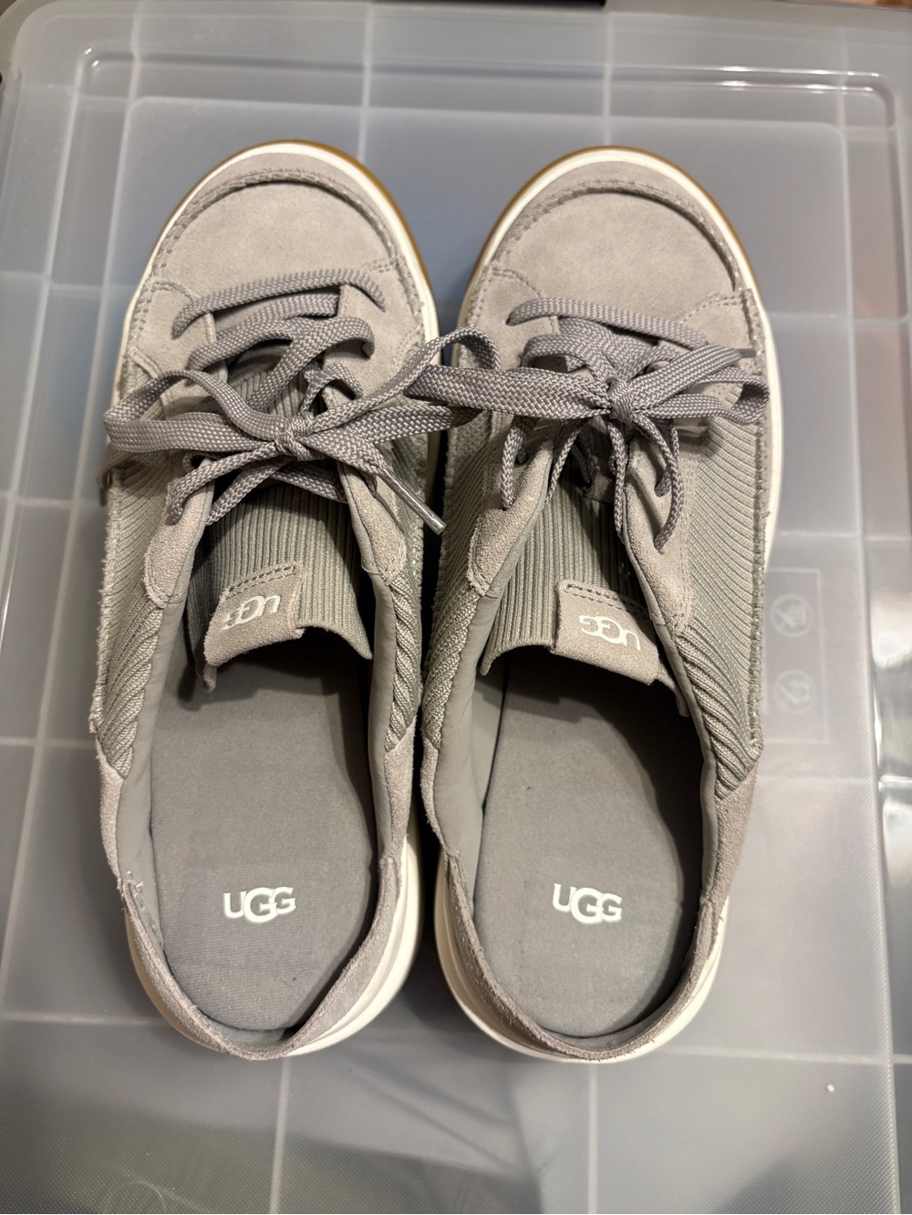 UGG women’s EZ-DUZZIT Lace up sneaker mule platform